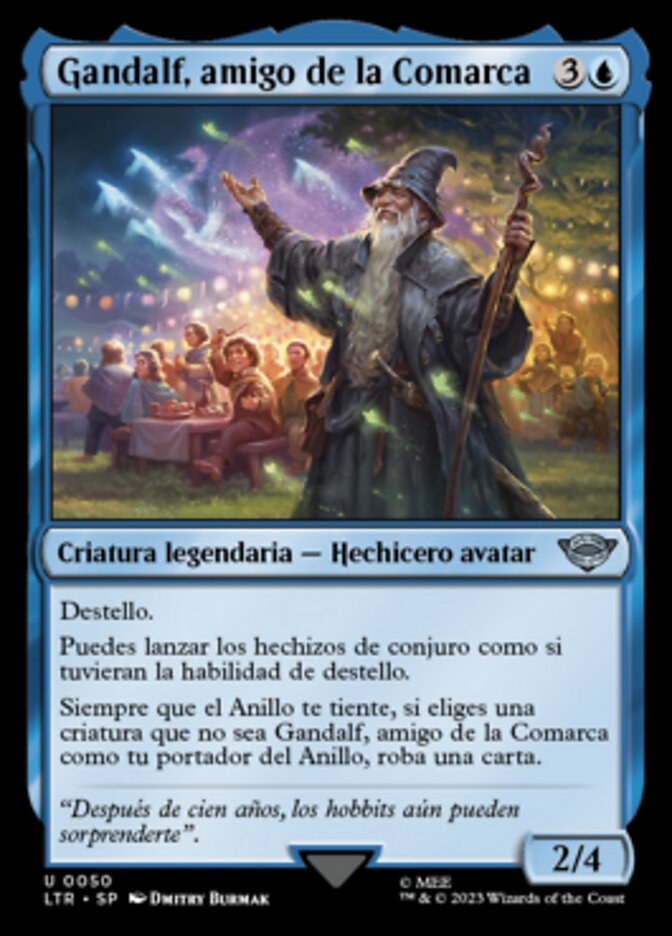 Gandalf, amigo de la Comarca
