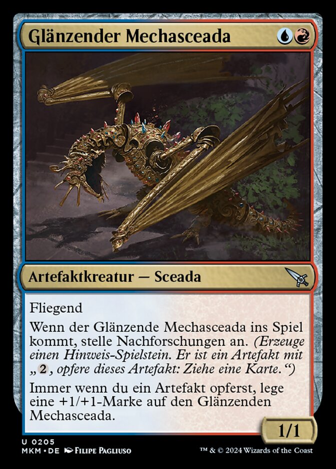 Glänzender Mechasceada