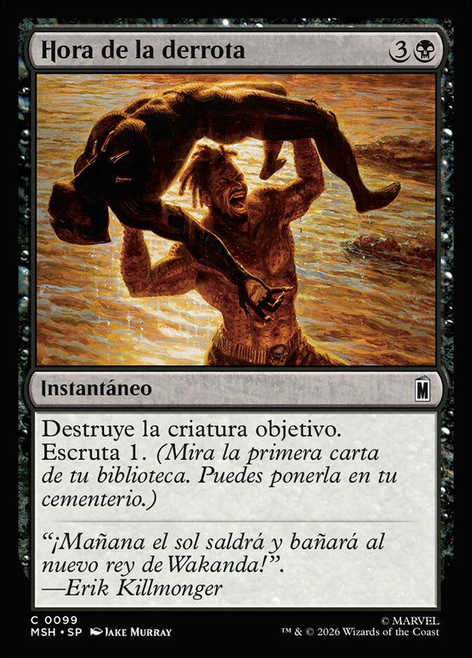 Hora de la derrota