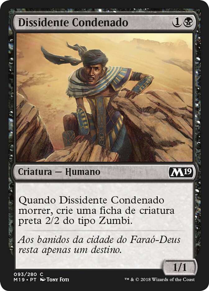 Dissidente Condenado