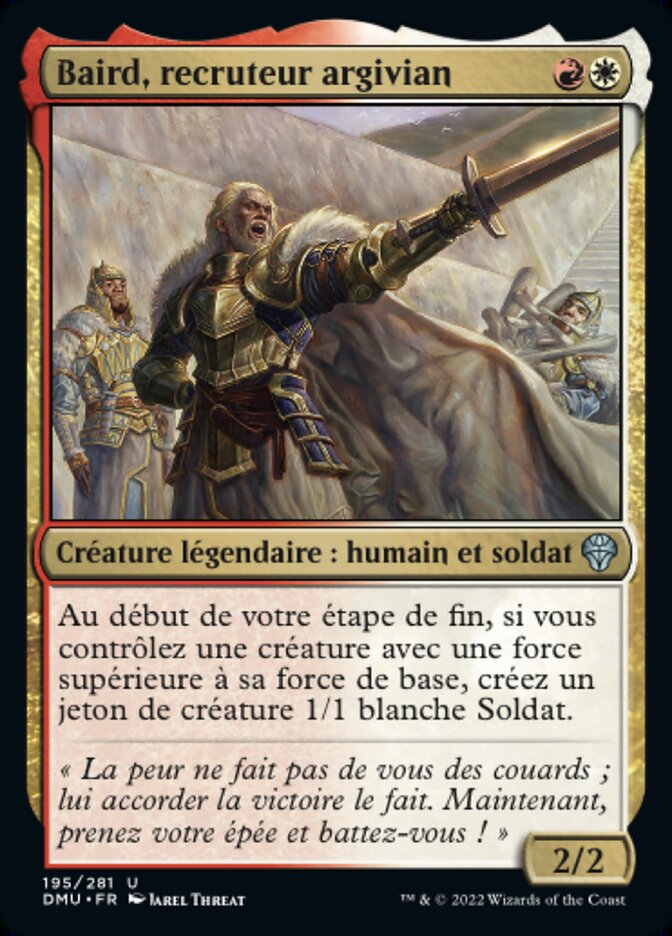 Baird, recruteur argivian