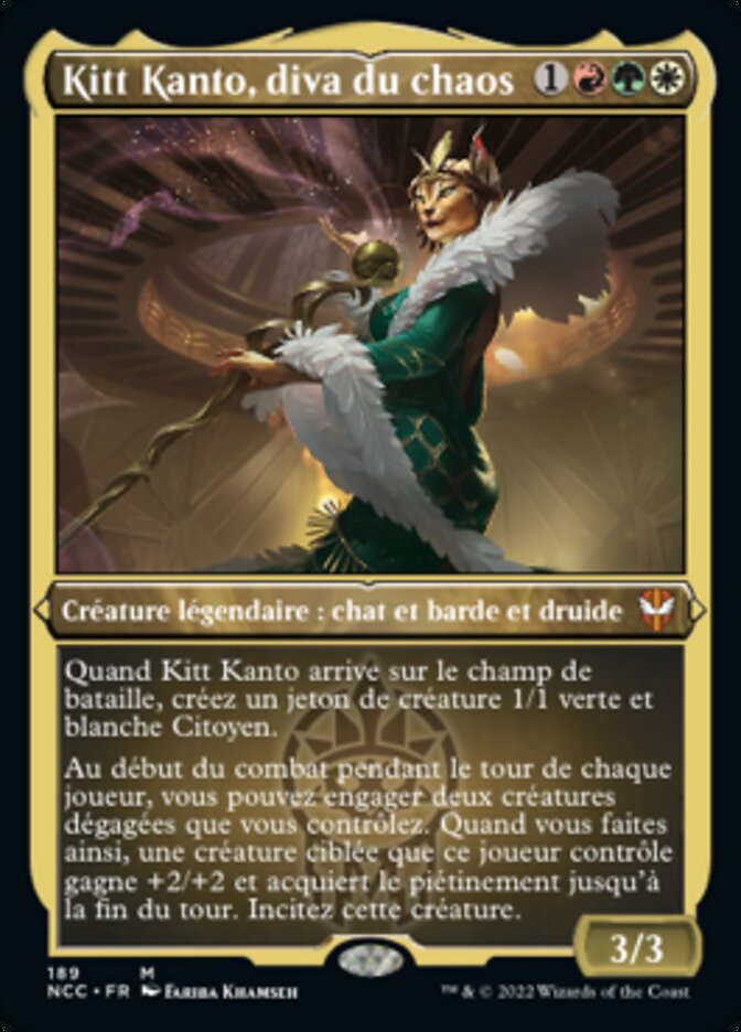 Kitt Kanto, diva du chaos