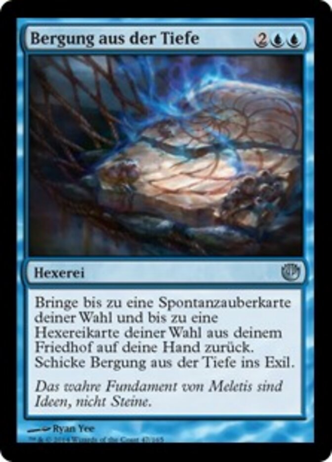 Bergung aus der Tiefe