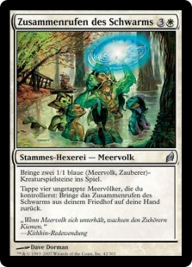 Zusammenrufen des Schwarms
