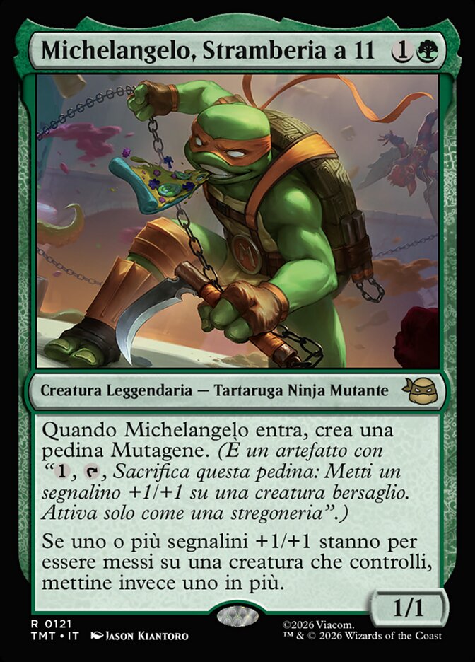 Michelangelo, Stramberia a 11