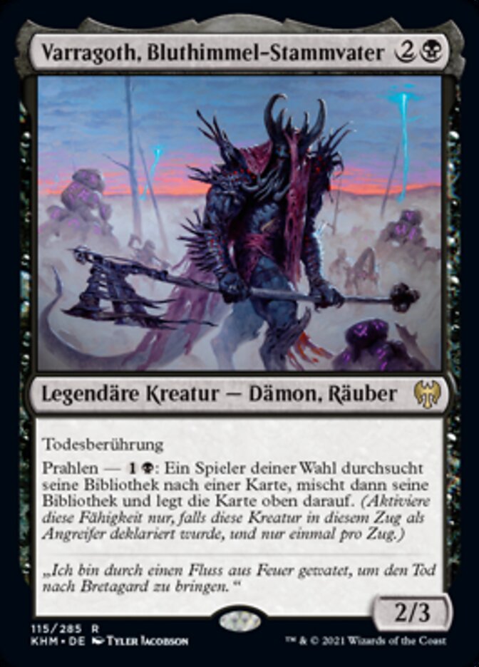 Varragoth, Bluthimmel-Stammvater