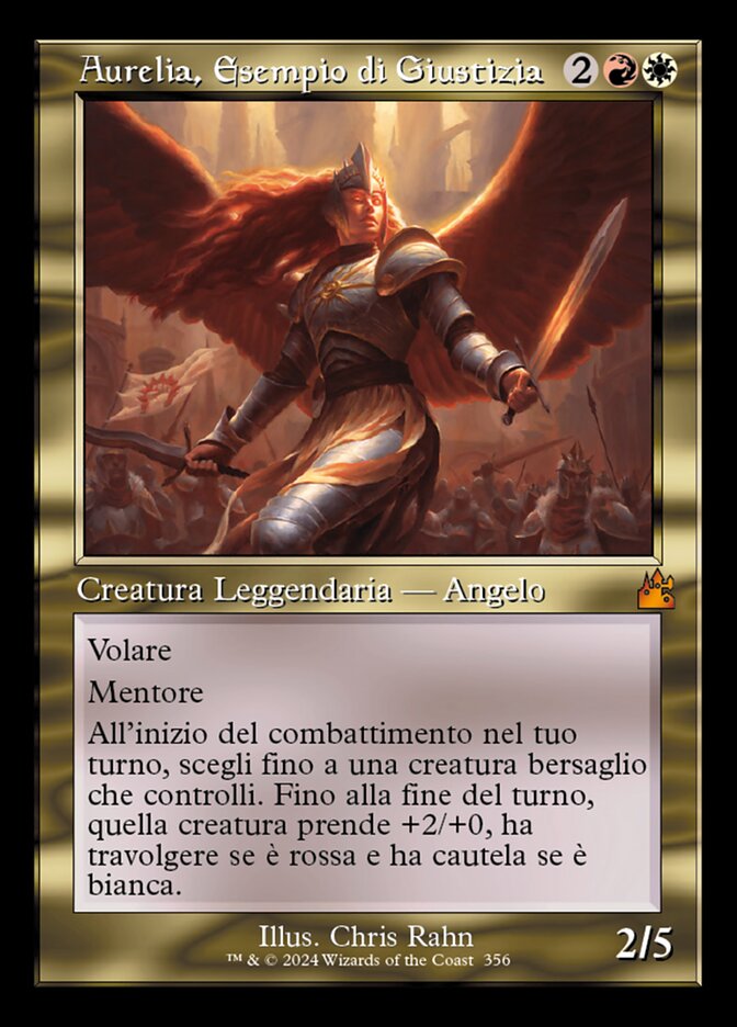 Aurelia, Esempio di Giustizia