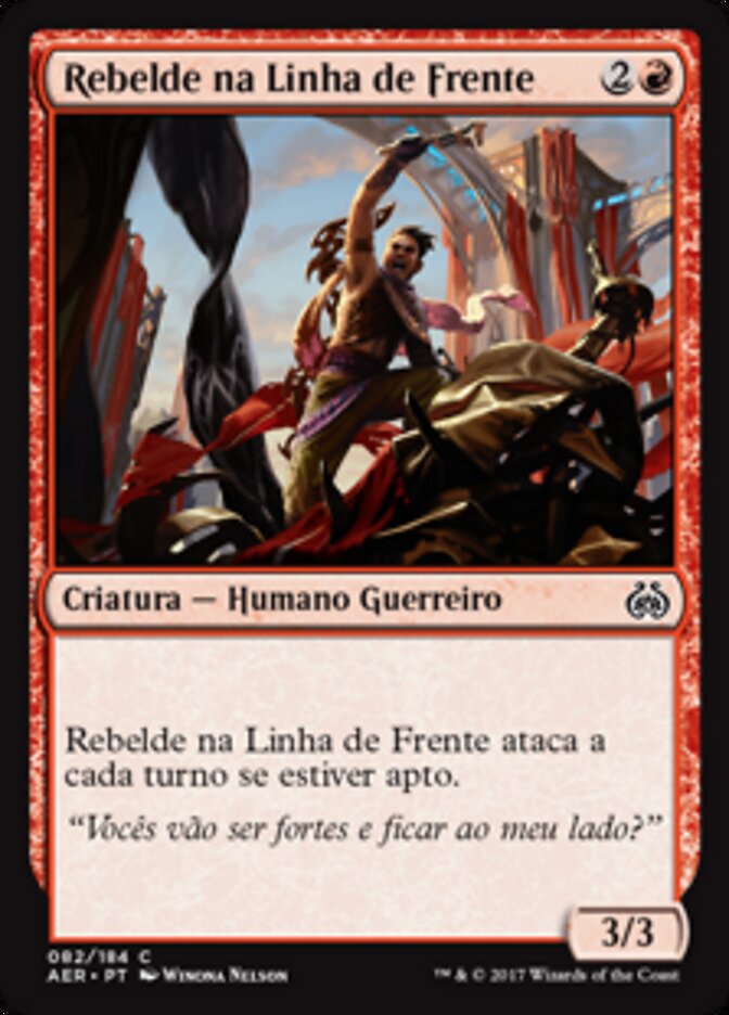Rebelde na Linha de Frente