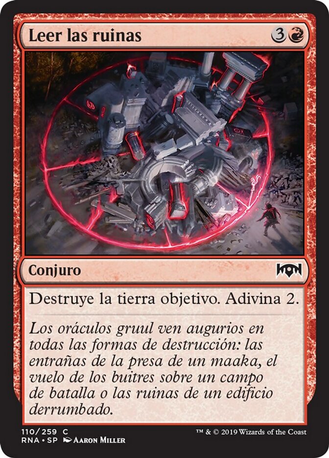 Leer las ruinas