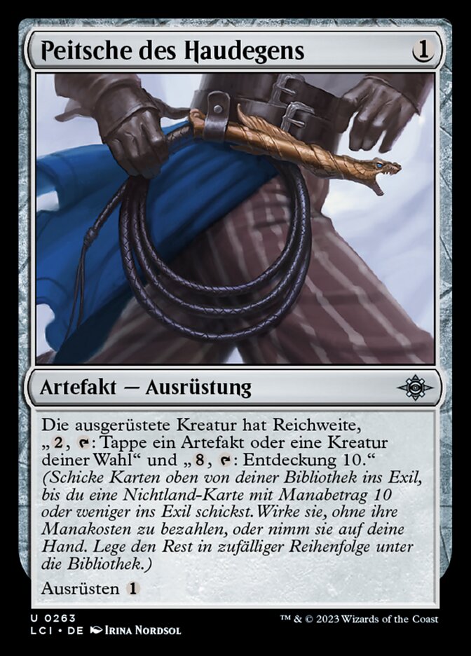 Peitsche des Haudegens