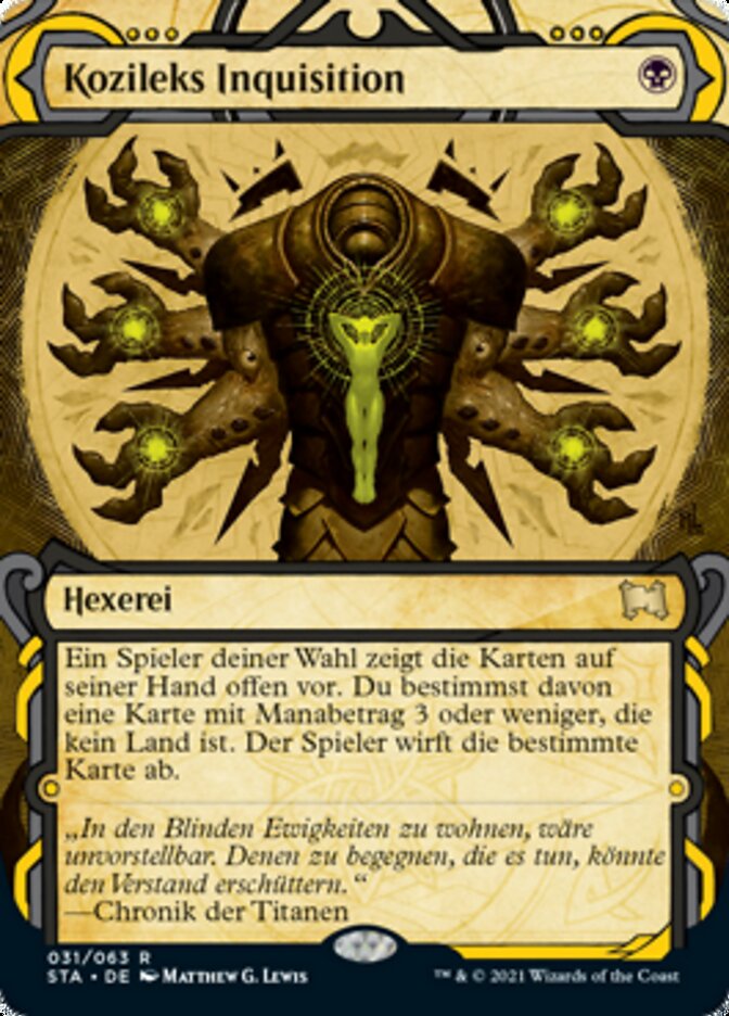 Kozileks Inquisition