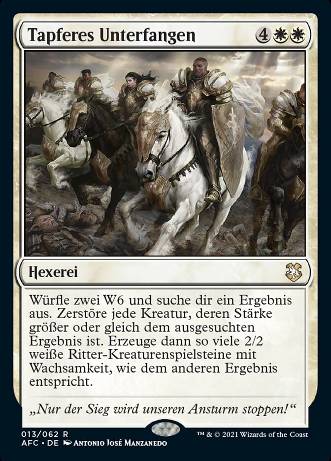 Tapferes Unterfangen