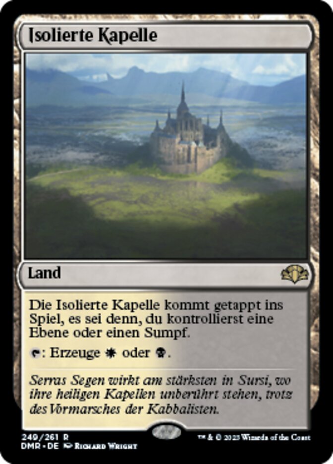 Isolierte Kapelle