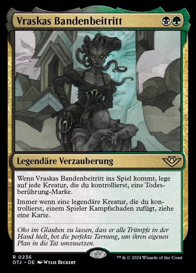 Vraskas Bandenbeitritt