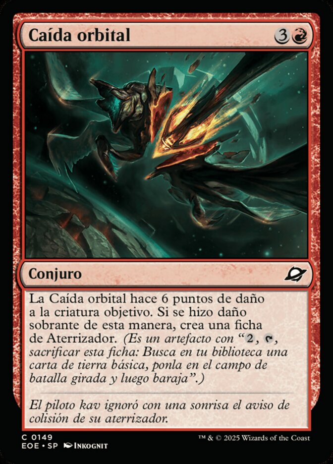 Caída orbital