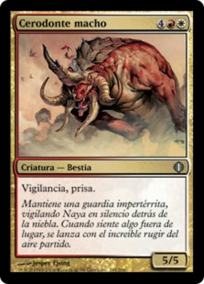 Cerodonte macho
