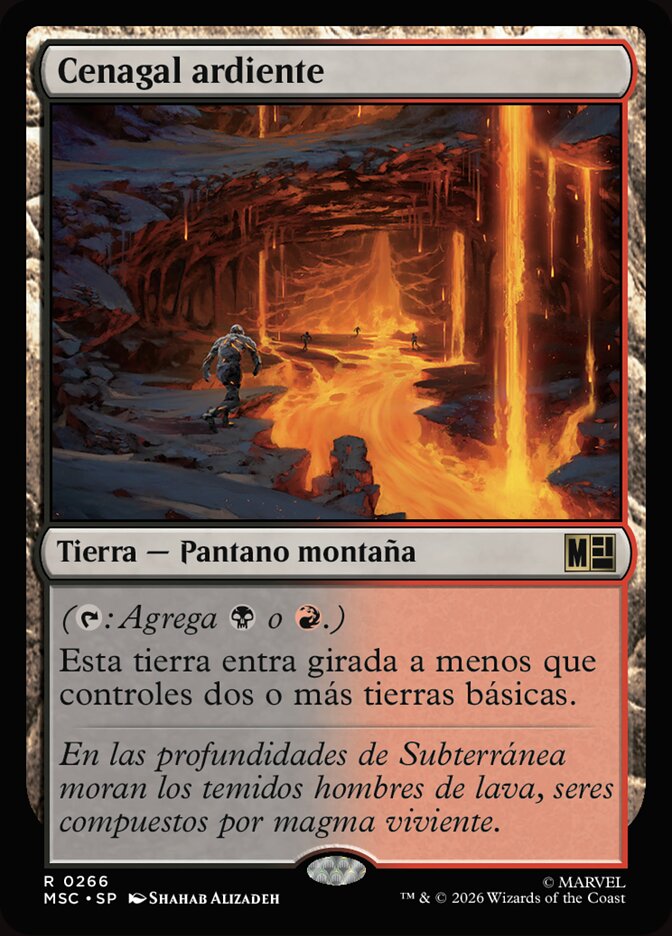 Cenagal ardiente