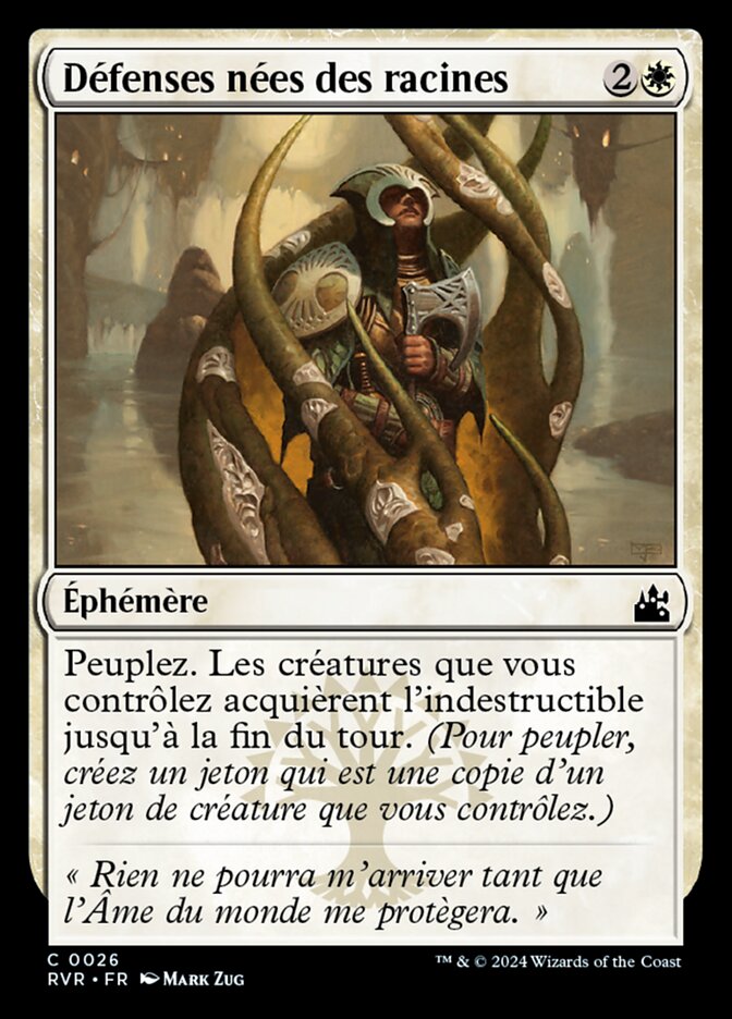 Défenses nées des racines