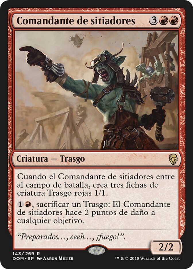 Comandante de sitiadores