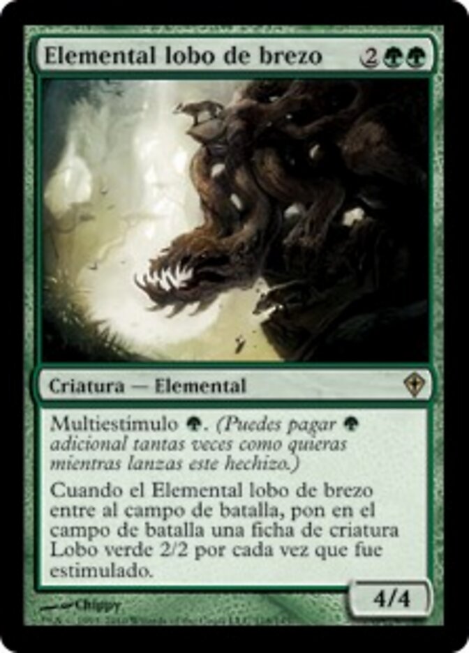 Elemental lobo de brezo