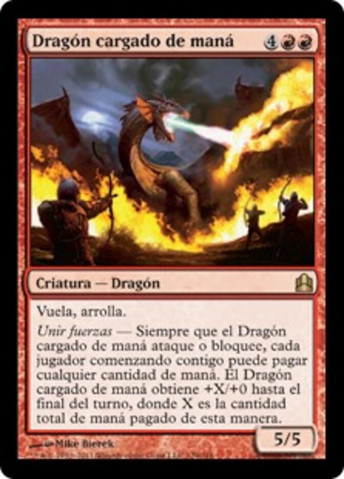 Dragón cargado de maná