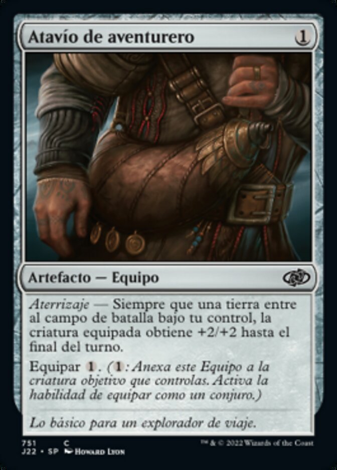 Atavío de aventurero