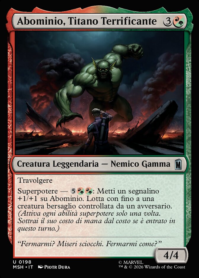 Abominio, Titano Terrificante