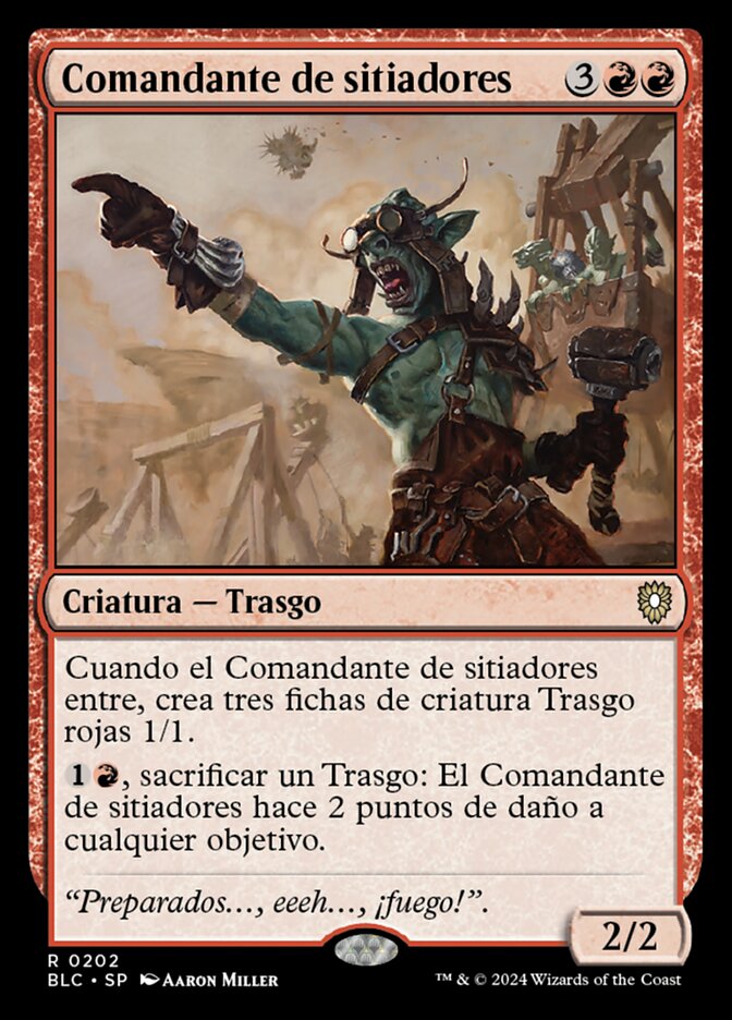 Comandante de sitiadores