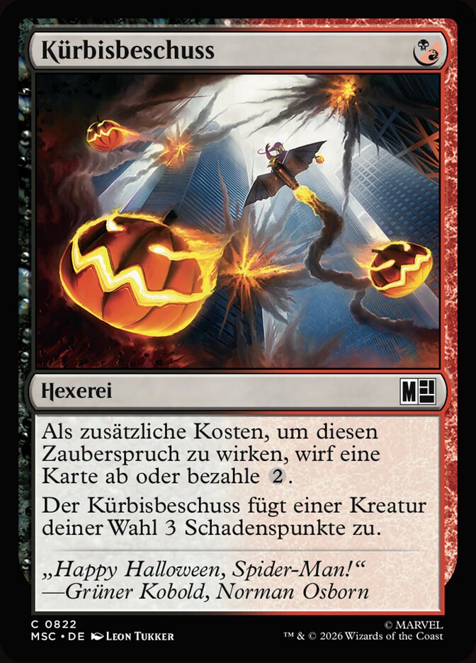 Kürbisbeschuss