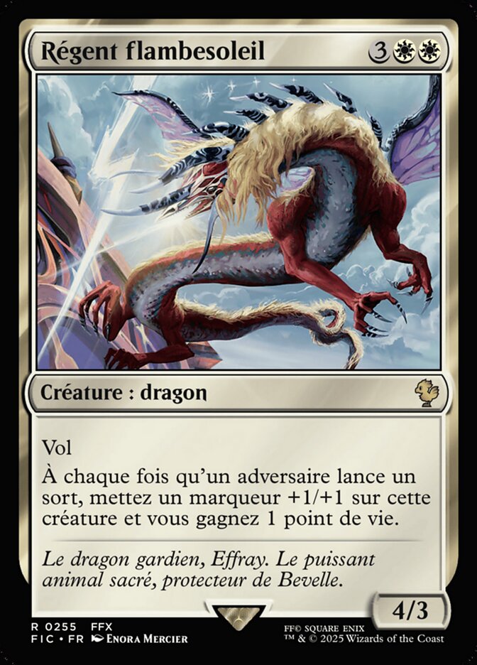 Régent flambesoleil