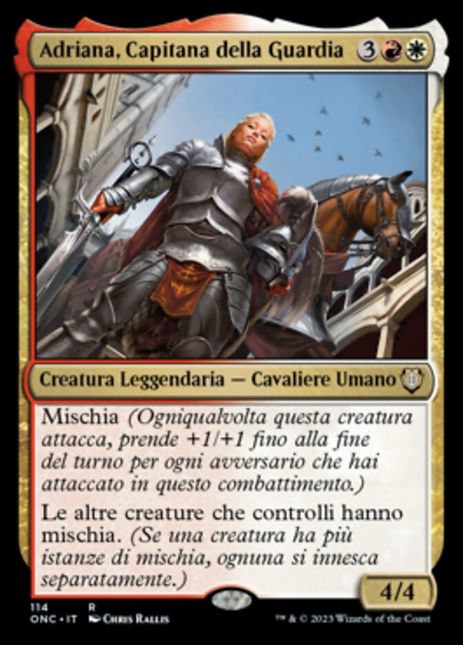 Adriana, Capitana della Guardia