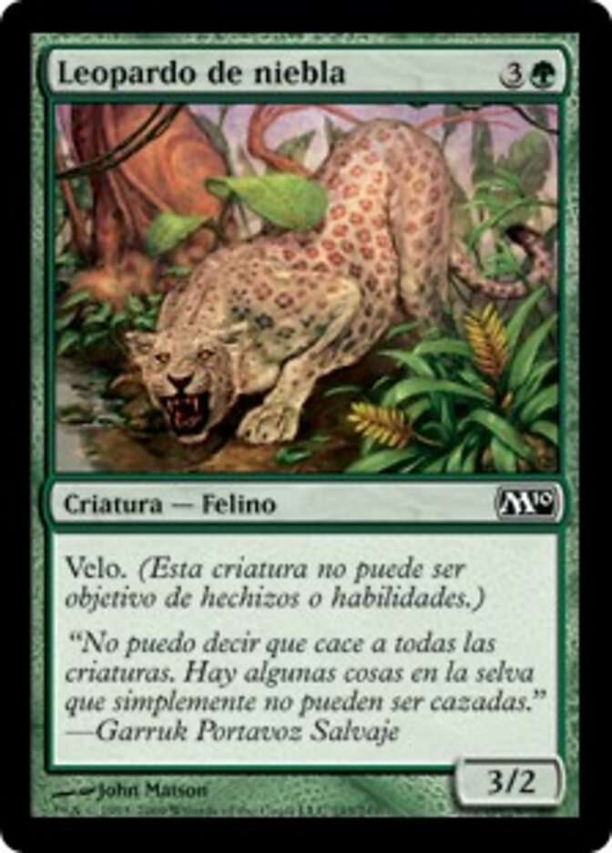 Leopardo de niebla