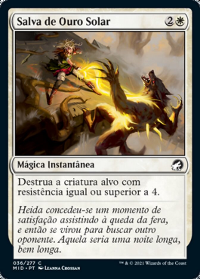 Salva de Ouro Solar