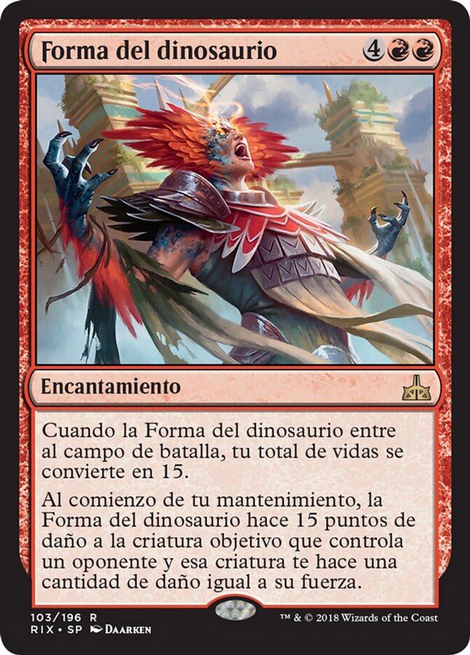 Forma del dinosaurio