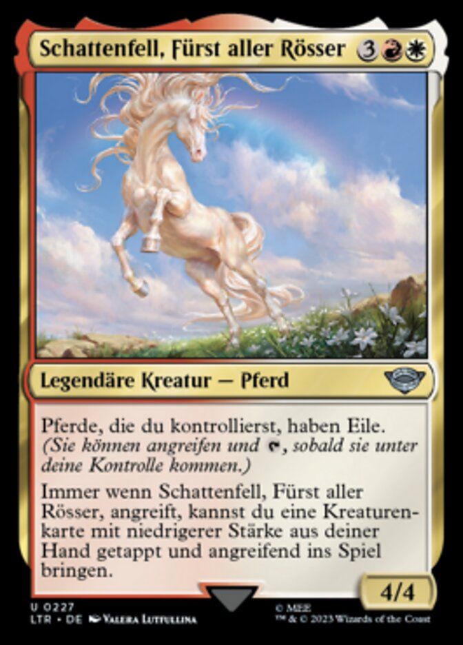 Schattenfell, Fürst aller Rösser