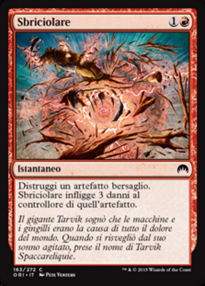 Sbriciolare