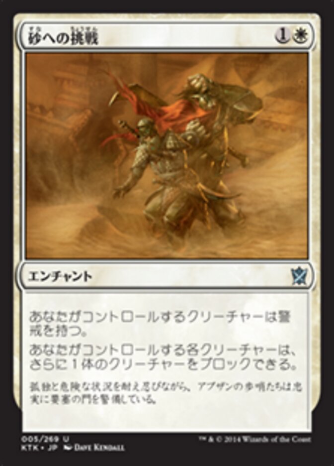 砂への挑戦