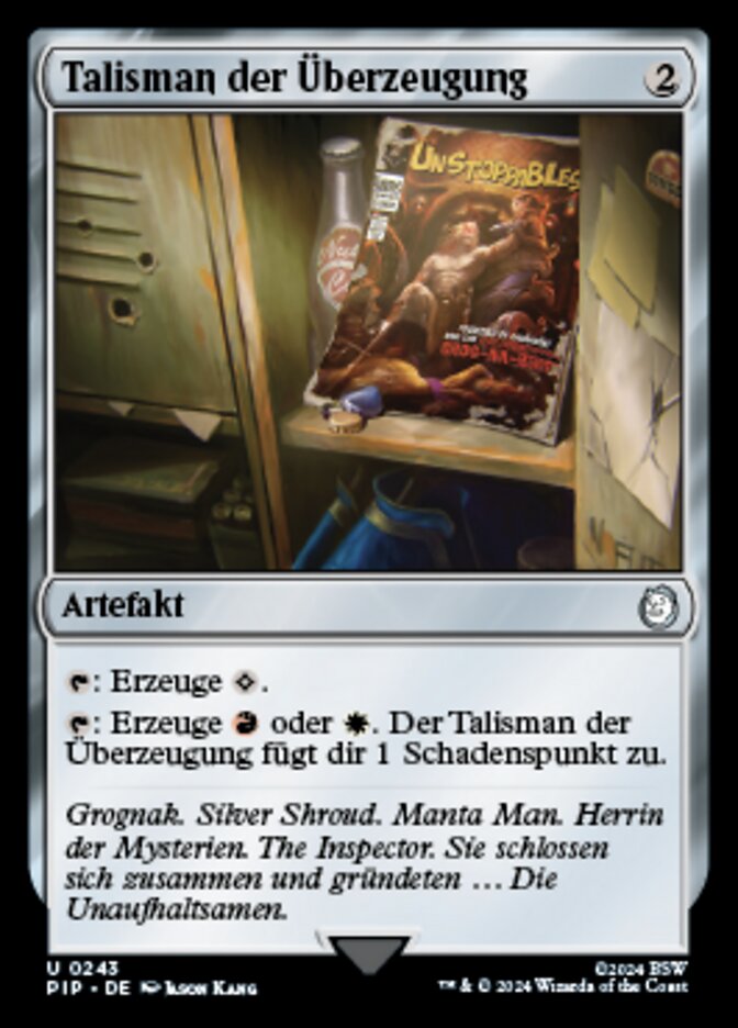 Talisman der Überzeugung