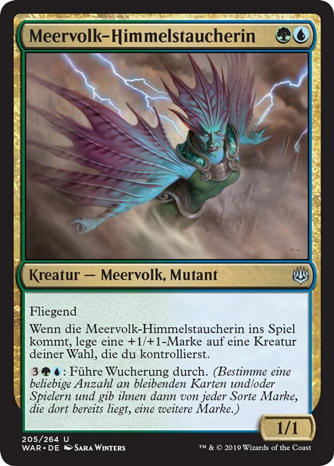 Meervolk-Himmelstaucherin