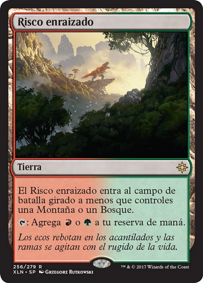 Risco enraizado