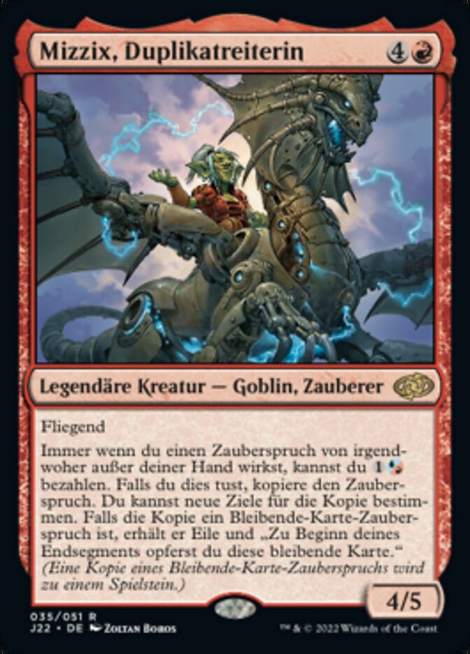 Mizzix, Duplikatreiterin