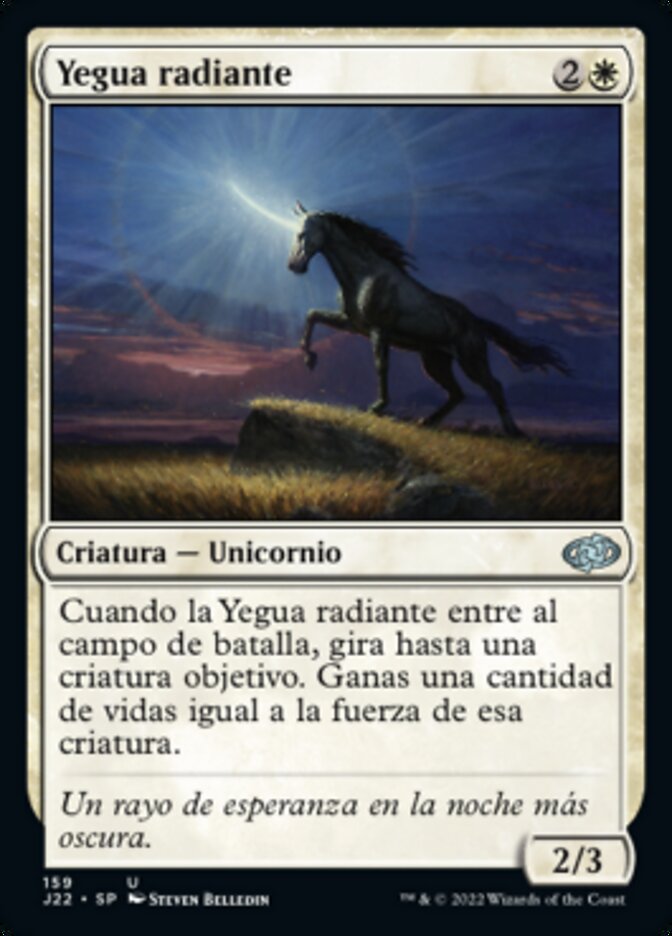 Yegua radiante