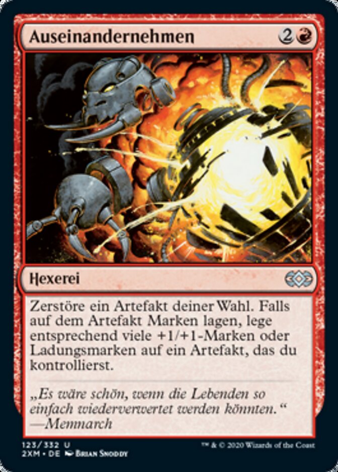 Auseinandernehmen