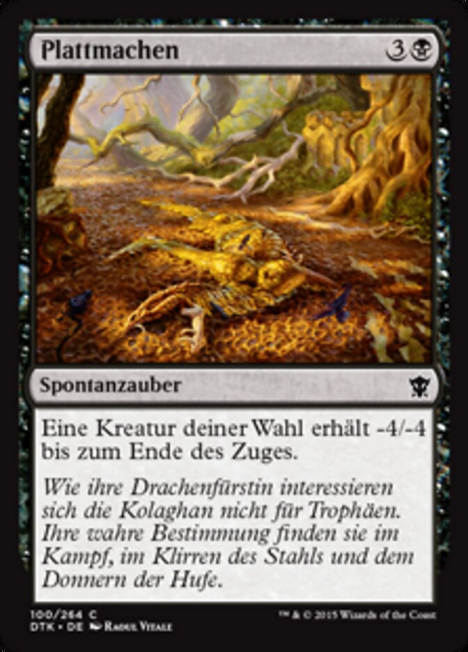 Plattmachen