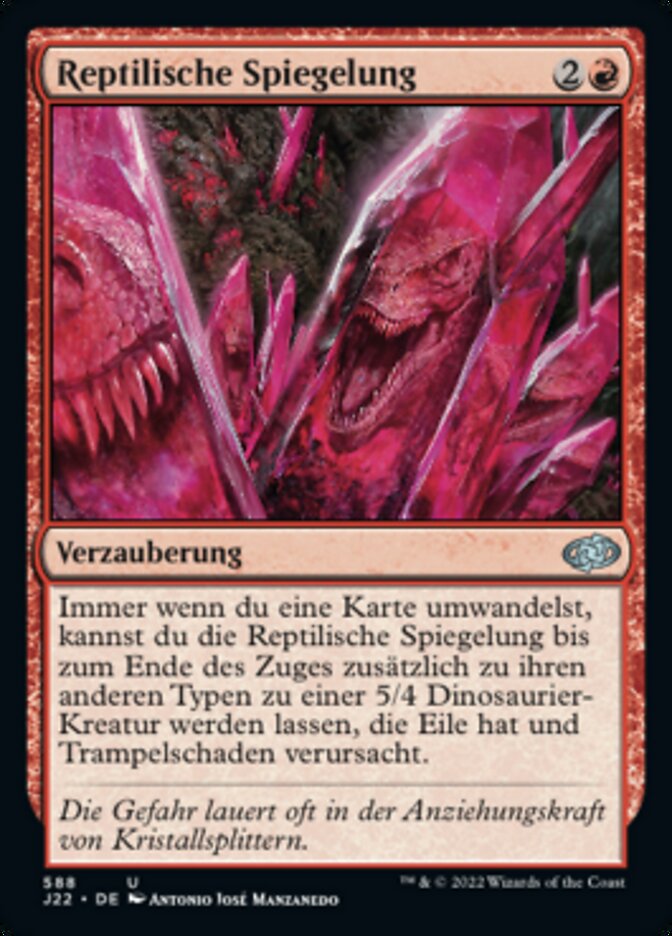 Reptilische Spiegelung