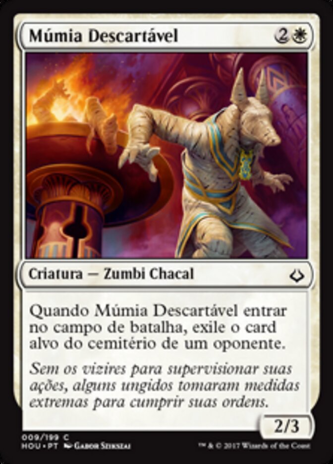 Múmia Descartável