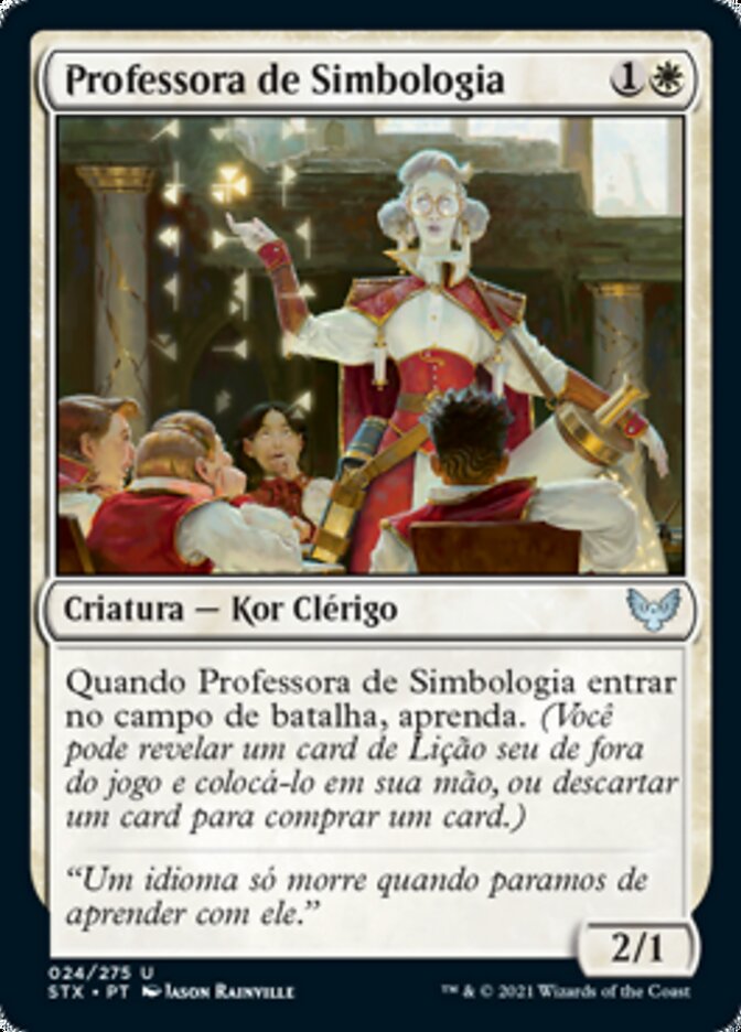 Professora de Simbologia