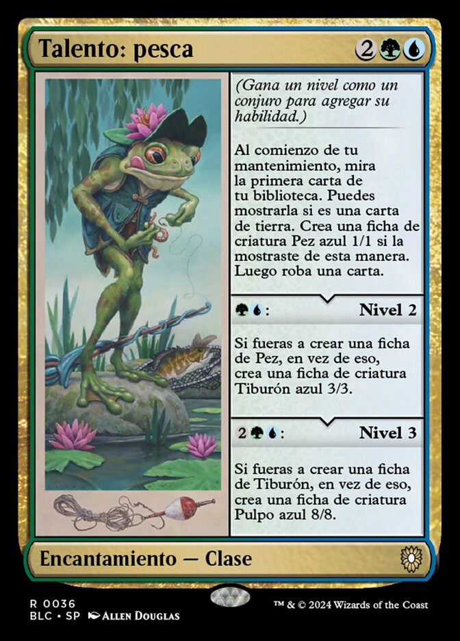Talento: pesca
