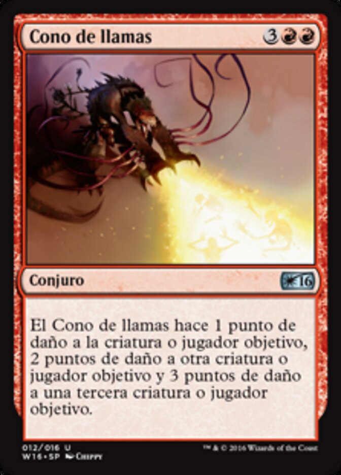 Cono de llamas