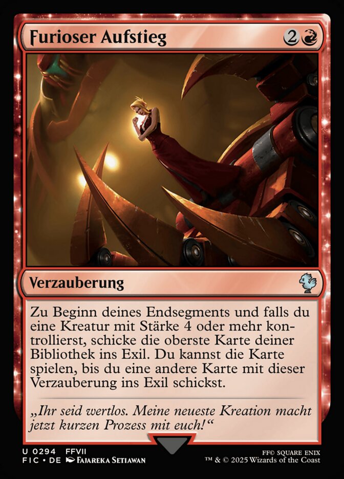 Furioser Aufstieg
